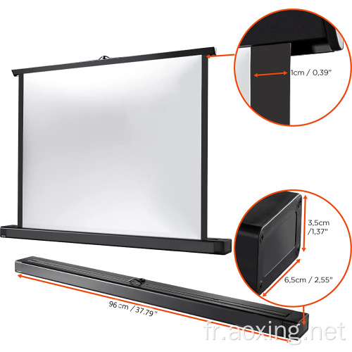 Projection de table portable Tableau de table mobile Projecteur